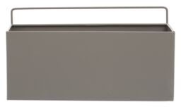 Orsina Small Plant Box, Robust Iron Constructed Garden Planter Box, Versatile Garden Box For Planting in Grey