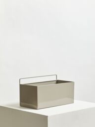 Orsina Small Plant Box, Robust Iron Constructed Garden Planter Box, Versatile Garden Box For Planting in Grey - thumbnail 4