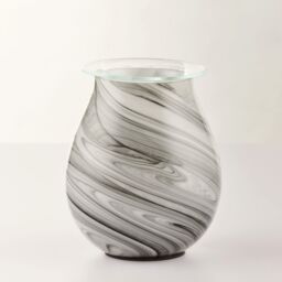 Sienna Glass Wax Melt Warmer Black & White - thumbnail 3