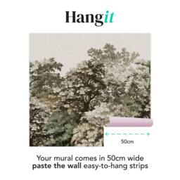Superfresco Easy Forest Canopy Natural Print To Order 3m x 2.8m Mural in Beige - thumbnail 3