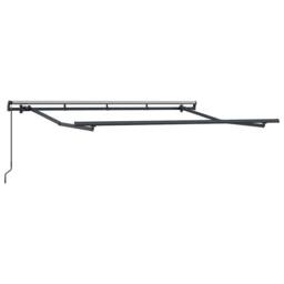 Berkfield Home Retractable Awning Manual Yellow / Orange / White Anthracite - thumbnail 5