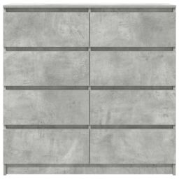 Berkfield Home Sideboard Concrete Grey 100x35x99 cm Engineered Wood - Size: 100 x 35 x 99 cm - thumbnail 6