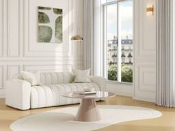 Vente-unique Metal Coffee Table - Shiny Beige - DINEGA - thumbnail 1