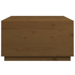 Berkfield Home Coffee Table Honey Brown 80x80x45 cm Solid Wood Pine - Size: 80 x 80 x 45 cm - thumbnail 8