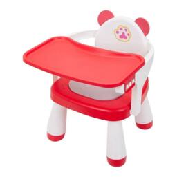 PAWNORA Red Armchair Dining Tray Portable Feeding Chair Seat - thumbnail 3