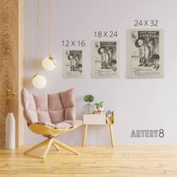 "Artery8 Poor Little Things Poster Sketch Steinlen Canvas Wall Art in White - Size: W18"" x H24""" - thumbnail 4