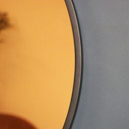 Melody Maison Round Smoked Copper Wall Mirror 80cm X 80cm - Size: 80 cm X 80 cm - thumbnail 6