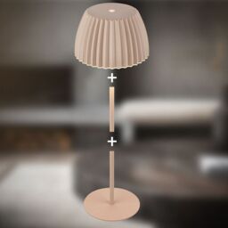BRILONER Rechargeable LED Table Lamp Beige - thumbnail 5