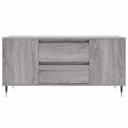 Berkfield Home Coffee Table Grey Sonoma 102x44.5x50 cm Engineered Wood - thumbnail 5