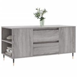 Berkfield Home Coffee Table Grey Sonoma 102x44.5x50 cm Engineered Wood - thumbnail 3