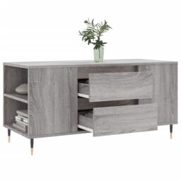 Berkfield Home Coffee Table Grey Sonoma 102x44.5x50 cm Engineered Wood - thumbnail 4