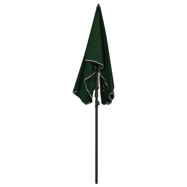 Berkfield Home Durable Garden Parasol with Pole 200x130 cm Green - image 1