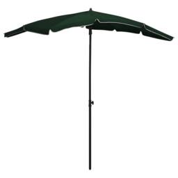 Berkfield Home Durable Garden Parasol with Pole 200x130 cm Green - thumbnail 2