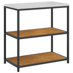Berkfield Home Modern with Shelf Other with Storage with Door 3 pcs Rusty Weathe in Brown - thumbnail 6