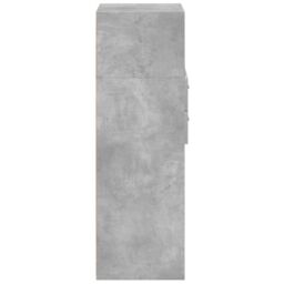 Berkfield Home Highboard Concrete Grey 30x42.5x124 cm Engineered Wood - thumbnail 5