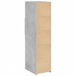 Berkfield Home Highboard Concrete Grey 30x42.5x124 cm Engineered Wood - thumbnail 6