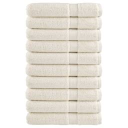 Berkfield Home Premium Sauna Towels SOLUND 10 pcs Cream 80x200 cm 600 gsm - thumbnail 2