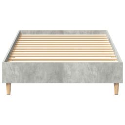 Berkfield Home Bed Frame No Mattress Concrete Grey 75x190 cm Small Single Engineered Wood - thumbnail 5