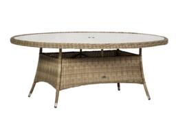Royalcraft WENTWORTH 6 Seater Ellipse Highback Comfort Dining Set in Beige - thumbnail 4