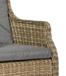 Royalcraft WENTWORTH 6 Seater Ellipse Highback Comfort Dining Set in Beige - thumbnail 5