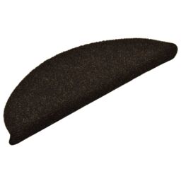 Berkfield Home Self-adhesive Stair Mats 5pcs Dark Brown 56x17x3cm Needle Punch - Size: Medium - thumbnail 3