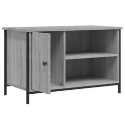 Berkfield Home TV Cabinet Grey Sonoma 80x40x50 cm Engineered Wood - Size: 80 x 40 x 50 cm - thumbnail 5