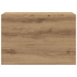 Berkfield Home Bathroom Wall Cabinet Artisan Oak 60x25x40 cm Engineered Wood in Brown - Size: 60 x 25 x 40 cm - thumbnail 6