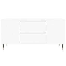 Berkfield Home Coffee Table White 102x44.5x50 cm Engineered Wood - thumbnail 5