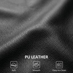 EONLION Black Executive Office Chair, PU Leather Desk Chair - Size: 100 cm - thumbnail 4