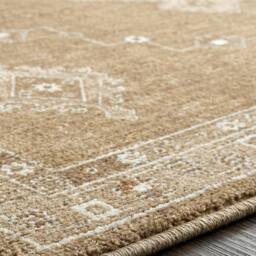 Livabliss Becki Owens Penny Vintage Beige Tan Traditional Vintage Boho Fringe Rug - Size: 160 cm x 215 cm - thumbnail 3