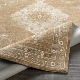 Livabliss Becki Owens Penny Vintage Beige Tan Traditional Vintage Boho Fringe Rug - Size: 160 cm x 215 cm - thumbnail 4