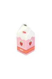KDMD Strawberry Milk Carton Flower Vase - Kawaii Ceramic Decor in Pink - thumbnail 3