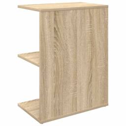 Berkfield Home Elegant Bedside Tables 2 pcs Sonoma Oak 46.5x29x61 cm Engineered Wood in Light Tan - thumbnail 7