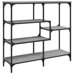Berkfield Home Decorative Console Table Grey Sonoma 103x32x95 cm Engineered Wood - Size: 103 x 32 x 95 cm - thumbnail 6