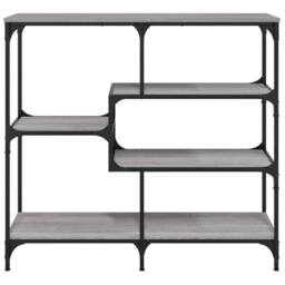 Berkfield Home Decorative Console Table Grey Sonoma 103x32x95 cm Engineered Wood - Size: 103 x 32 x 95 cm - thumbnail 4