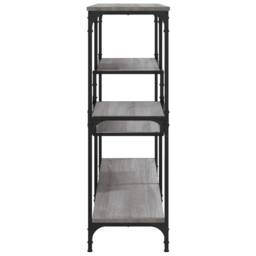 Berkfield Home Decorative Console Table Grey Sonoma 103x32x95 cm Engineered Wood - Size: 103 x 32 x 95 cm - thumbnail 5