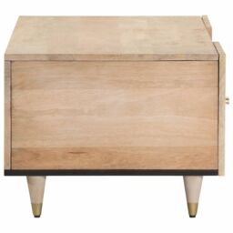 Berkfield Home Coffee Table 100x54x40 cm Solid Wood Mango in Brown - Size: 100 x 54 x 40 cm - thumbnail 4