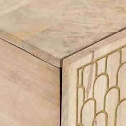 Berkfield Home Coffee Table 100x54x40 cm Solid Wood Mango in Brown - Size: 100 x 54 x 40 cm - thumbnail 6