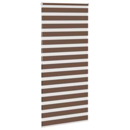 Berkfield Home Zebra Blind Brown 115x200 cm Fabric Width 110.9 cm Polyester - thumbnail 4