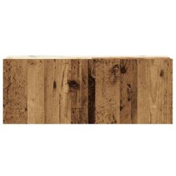 Berkfield Home 5 Piece TV Cabinet Set Wall-mounted Old Wood Engineered Wood in Brown - thumbnail 5