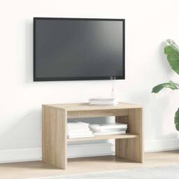 Berkfield Home TV Cabinet Sonoma Oak 60x40x40 cm Engineered Wood in Brown - Size: 60 x 40 x 40 cm - thumbnail 4