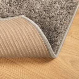 Berkfield Home Rug ISTAN High Pile Shiny Look Grey 160x230 cm - Size: Medium - thumbnail 5