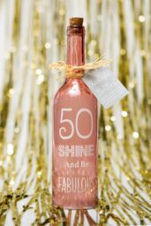 Boxer Gifts Women's 50th Birthday' Starlight Bottle - thumbnail 4