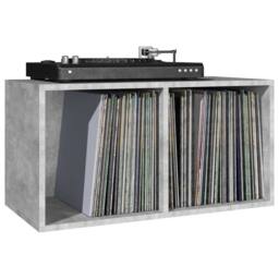 Berkfield Home Vinyl Storage Box Concrete Grey 71x34x36 cm Engineered Wood - Size: 71 x 34 x 36 cm - thumbnail 5