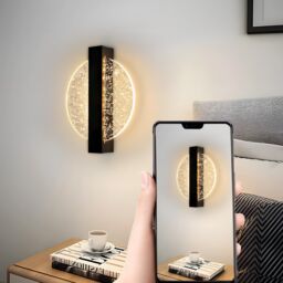 COMELY 12W LED Wall Light, Modern Indoor Wall Lamp, Round LED Wall Sconce in Warm White - thumbnail 6