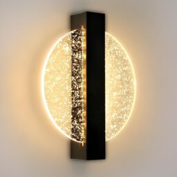 COMELY 12W LED Wall Light, Modern Indoor Wall Lamp, Round LED Wall Sconce in Warm White - thumbnail 1