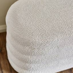 Cheshire Premium Belleford Upholstered Ottoman Storage Bench in Beige Boucle - thumbnail 8