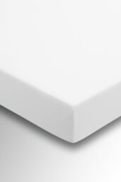 Helena Springfield 'Plain Dye' Polycotton Fitted Sheet Extra Deep in White - Size: Single Fitted