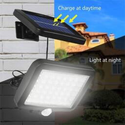 Kelvenix 4 Pack Solar LED Security Lights, Wall Lamp for Yard Outdoor Garden in Black - thumbnail 3