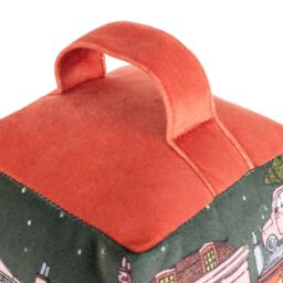 Furn Christmas Spirit Velvet Festive Novelty Door Stop - thumbnail 4